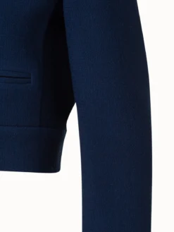 AKRIS Wool Crêpe Double-Face Short Jacket -AKRIS Sales Store 773452