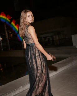 AKRIS Techno Tulle Gown With Croquis Embroidery -AKRIS Sales Store 775055 89b5e2a7 19a2 4a7e aeab babb76e77c69