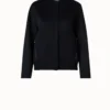 AKRIS Cashmere Double-Face Bomber Jacket