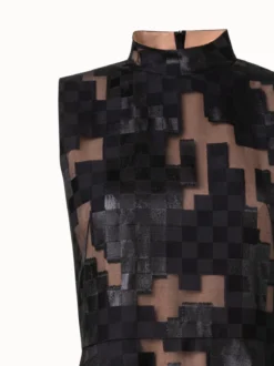 AKRIS Square Jacquard Midi Dress -AKRIS Sales Store 800345