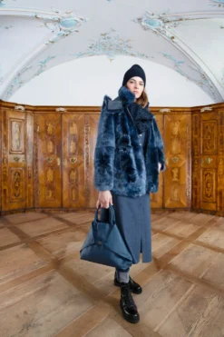 AKRIS Toscana Lamb Fur Parka -AKRIS Sales Store Lookbook FW21 A38