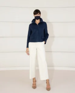 AKRIS Cropped Cashmere Double Face Jacket -AKRIS Sales Store RE20 21 carryovers A12