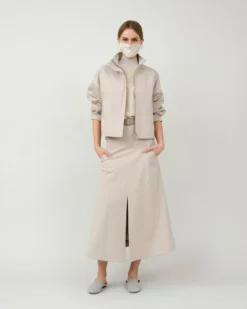 AKRIS Oversized Cotton Denim Jacket -AKRIS Sales Store Styling Proposal PF21 A44